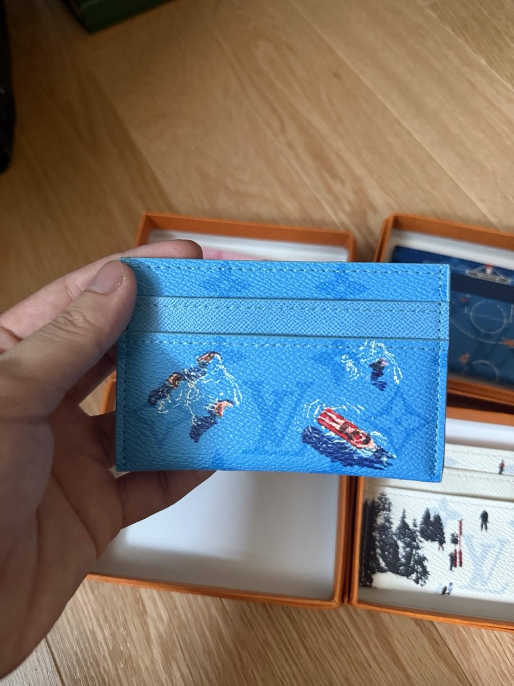 Louis Vuitton Water themed Card Holder